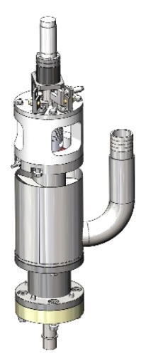 Modélisation 3D CAO d'une colonne motorisée avec dissipateur thermique